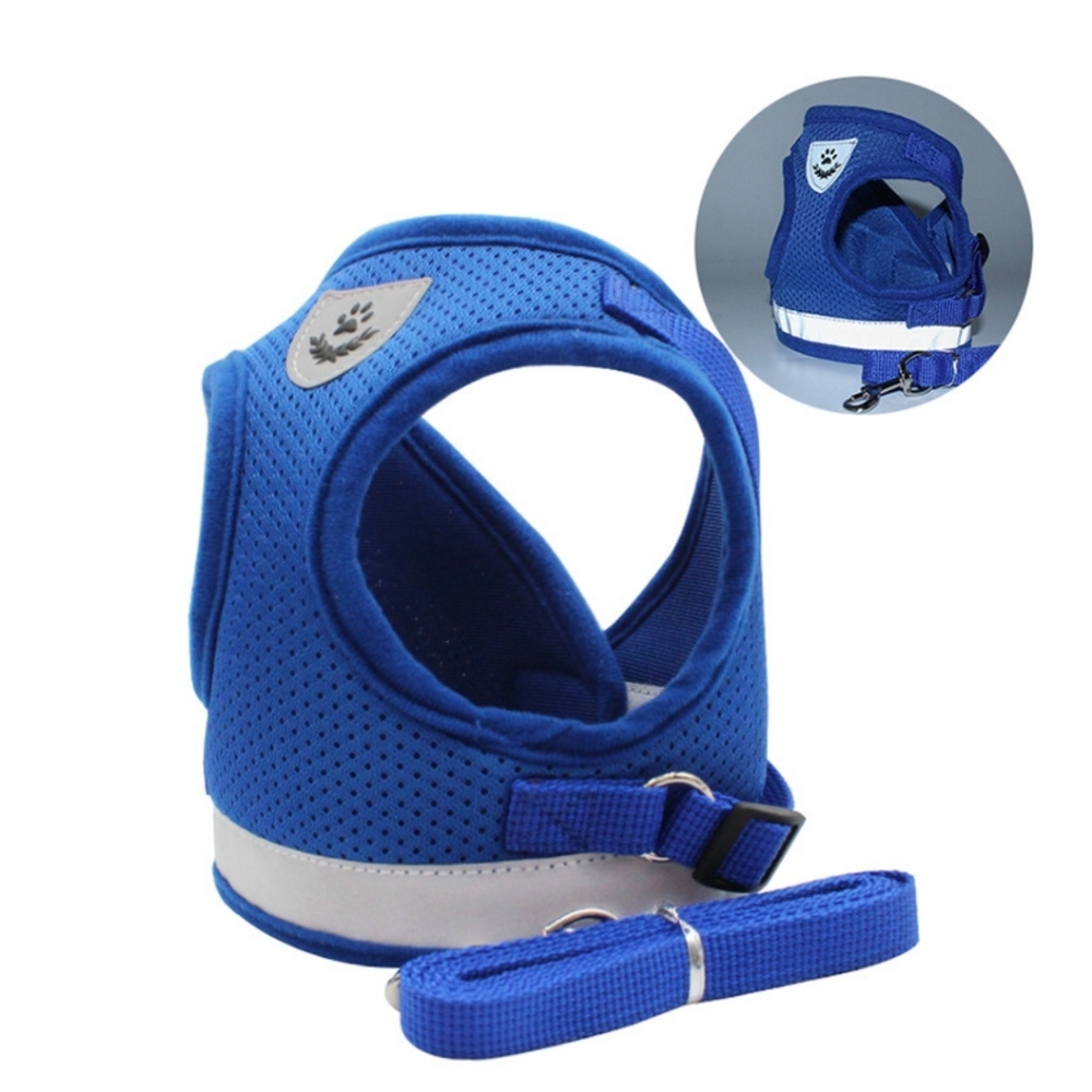 Reflective Harness Pet Vest / Leash Set - LARGE